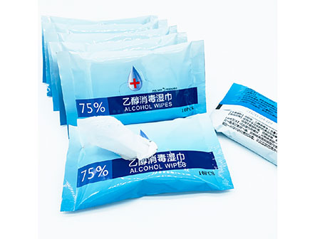 Disposable Cleaning 75% Isopropyl Disinfectant Alcohol Wet Wipes