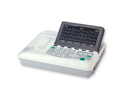 Basic Economical Digital 3 Channel Electrocardiograph ECG Machine