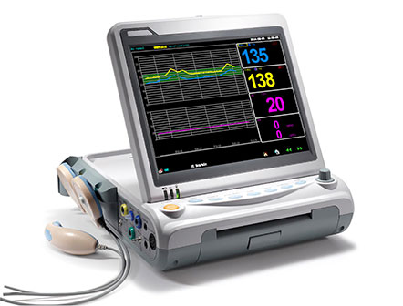Medical Device Portable 12.1 color TFT LCD Fetal/Maternal Monitor