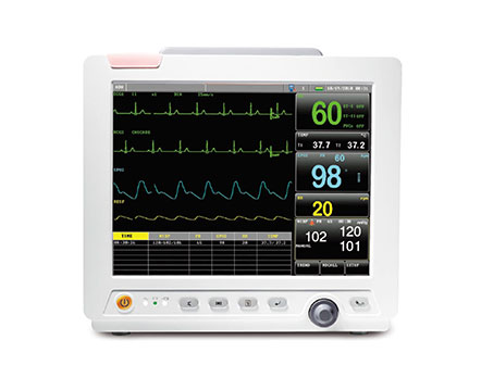 Hospital 6 Parameters Bedside Patient Monitor Machine