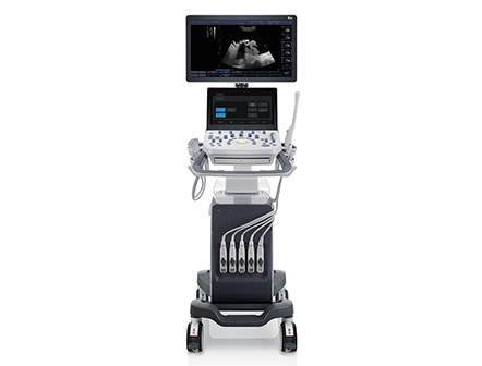 Large Touch Screen Color Doppler Ultrasound System for Clinical Application