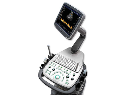Trolley Color Doppler Ultrasound Imaging Machine with 15-Inch LCD Monitor