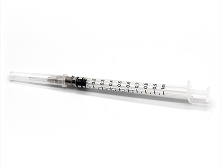 1ml Luer Slip Injection Syringe with Needle for Infusion