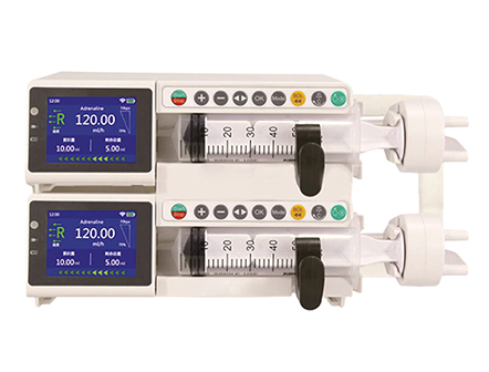Hospital Electric Touch Screen Dual Channel Syringe Pump with WIFI