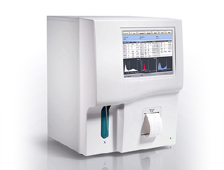 Double Channel 3 Part Differential Fully Automatic Hematology Analyzer with 10.4 Inch Large LCD Display