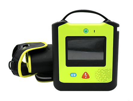 Hospital LCD Display Portable AED Semi-automatic External Defibrillator for First Aid