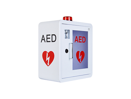 Indoor Wall Mounted AED Cabinet with Sound Alarm