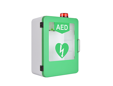 OEM Indoor Wall mounted AED Cabinet for AED Defibrillator