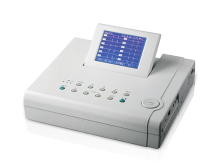 7 Inch LCD 12 Channel Digital ECG Machine with Foldable Screen