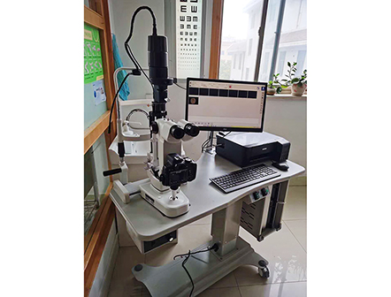Ophthalmic Equipment Eye Exam Digital Slit Lamp Microscope for Hospital