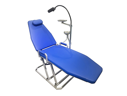 Mobile Dental Chair with Simple Cuspidor