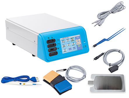 Portable High Frequency 400W Surgical Electrosurgical Generator Unit