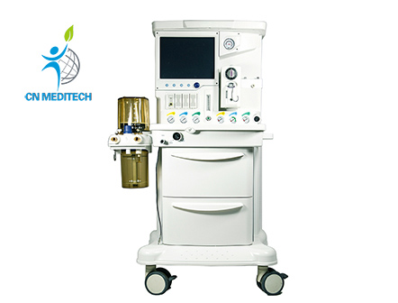 15 Inch TFT Touch Screen Anesthesia Machine Systems with 2 Vaporizers