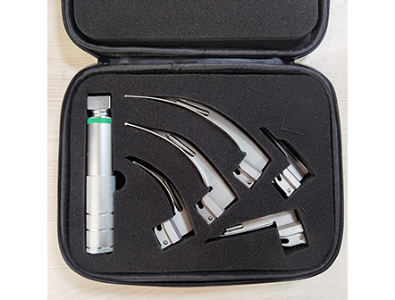 Portable Anesthesia Intubation Optical Fiber Laryngoscope HD Image Handheld Laryngoscope