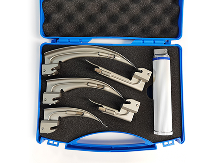Hospital Surgical Instruments Bulb Flexible Laryngoscope Set for Intubation Operation