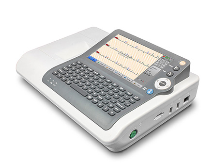 3 Channel Electrocardiogramm Electronic ECG Machine