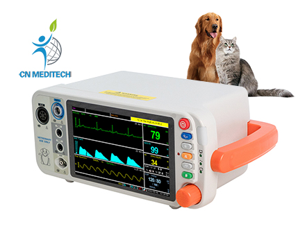 Pets Hospital 7 Inch Color LCD Screen Veterinary Vital Sign Monitor