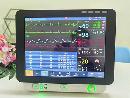 10.4” /12.1” Color LCD Screen ICU Multi Parameter Patient Monitor