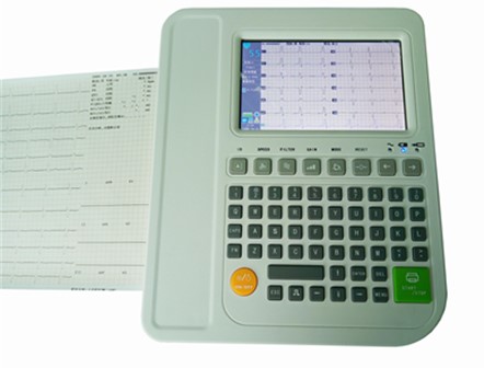 Twelve-channel ECG of 7''Color TFT Touch Screen